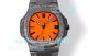 Super Clone DIW Patek Philippe Orange Dial Nautilus 5711 Full Carbon Fiber Watch (2)_th.jpg